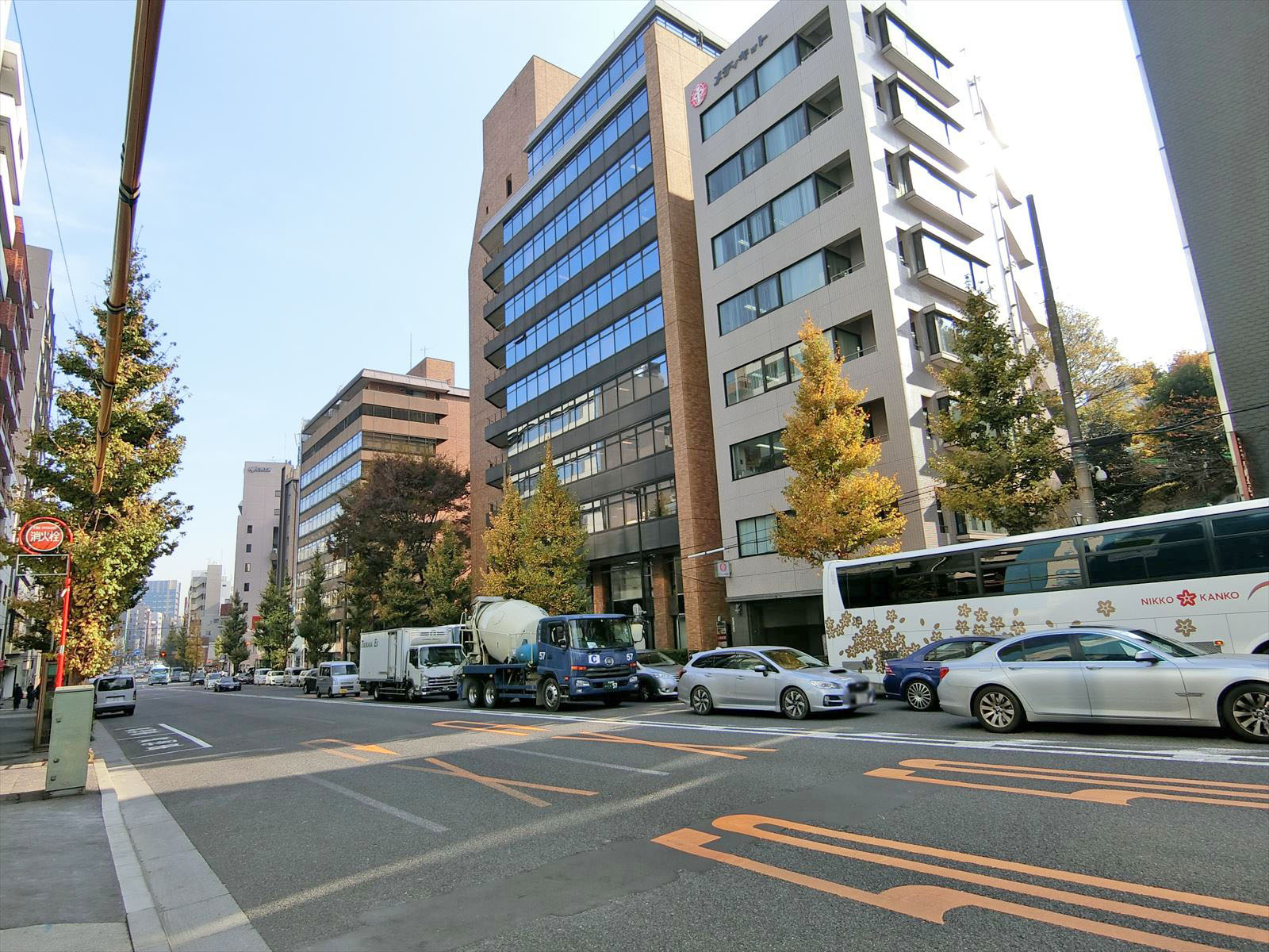 蔵前橋通り沿いの立地