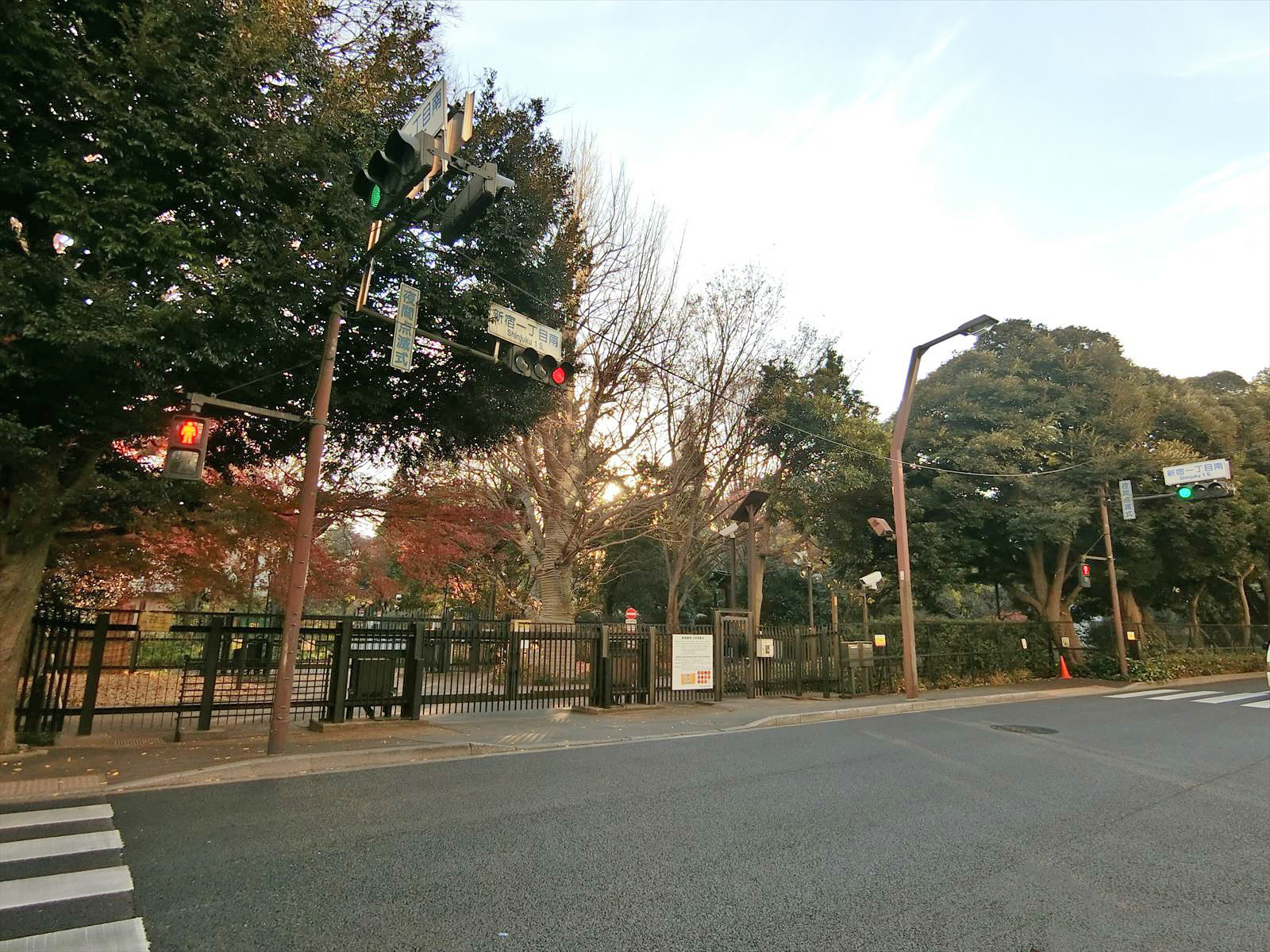 新宿御苑至近の立地