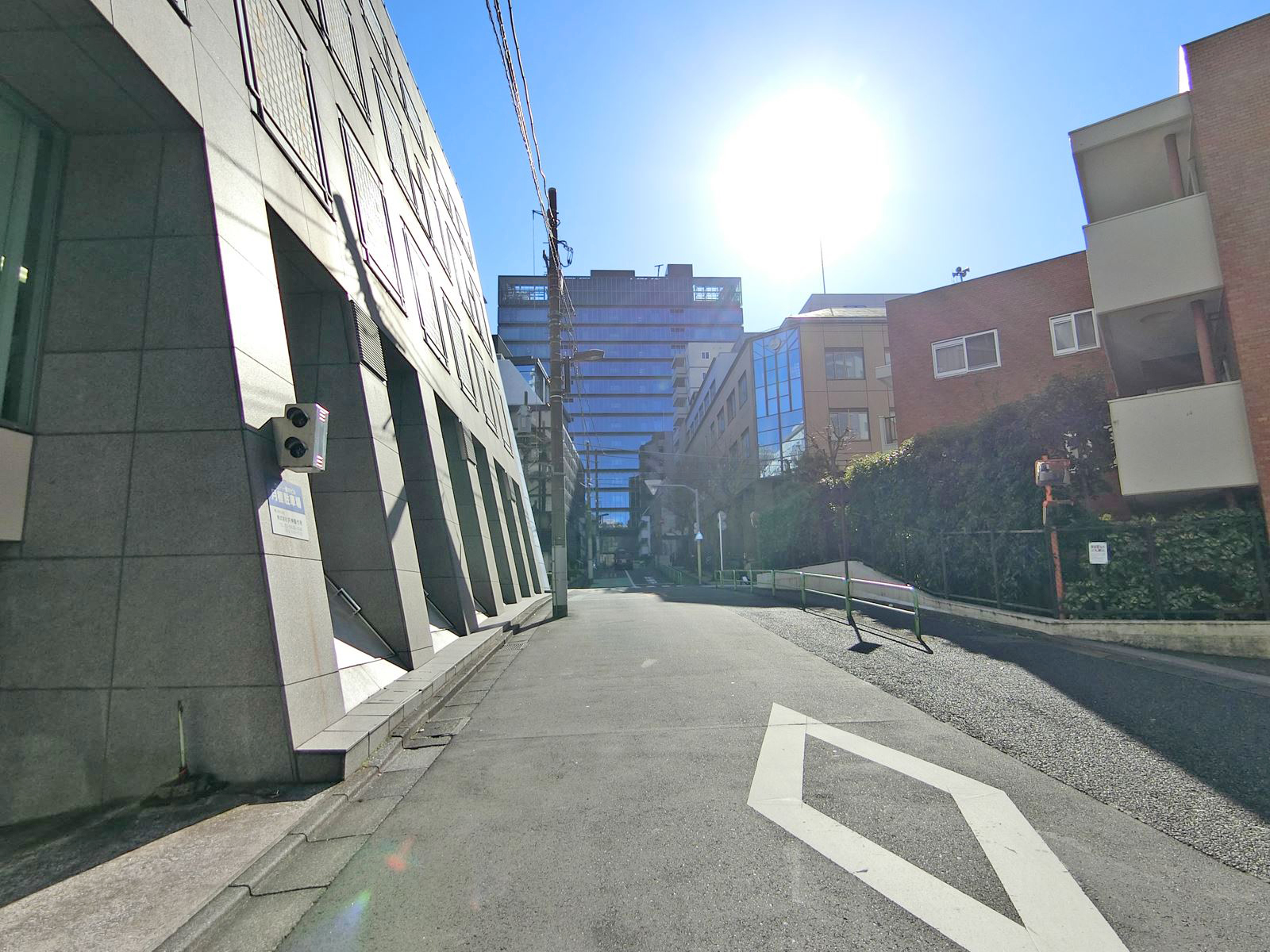 一番町MSビル前面の通り