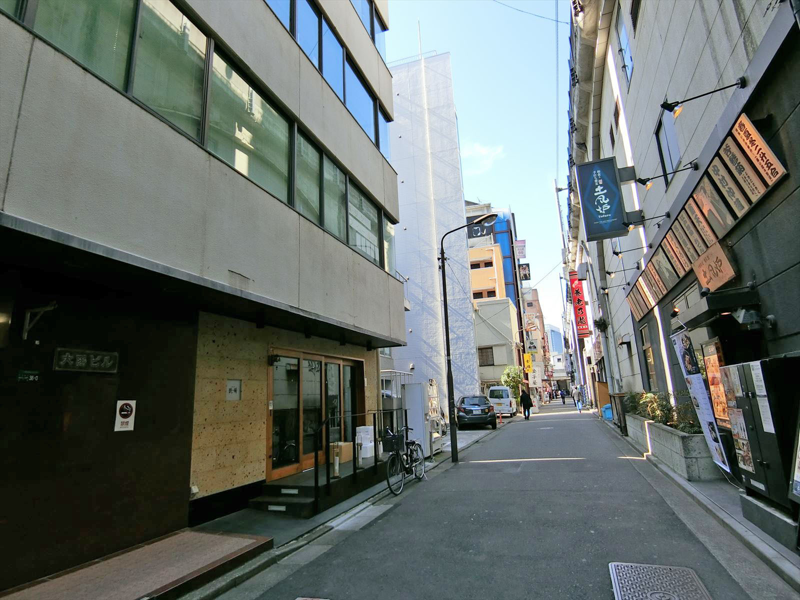 周辺は静かなエリア