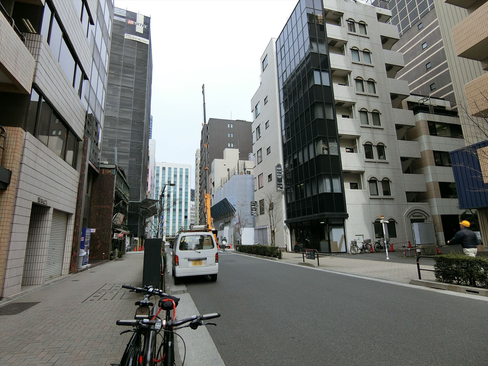 中林ビル前面の通り