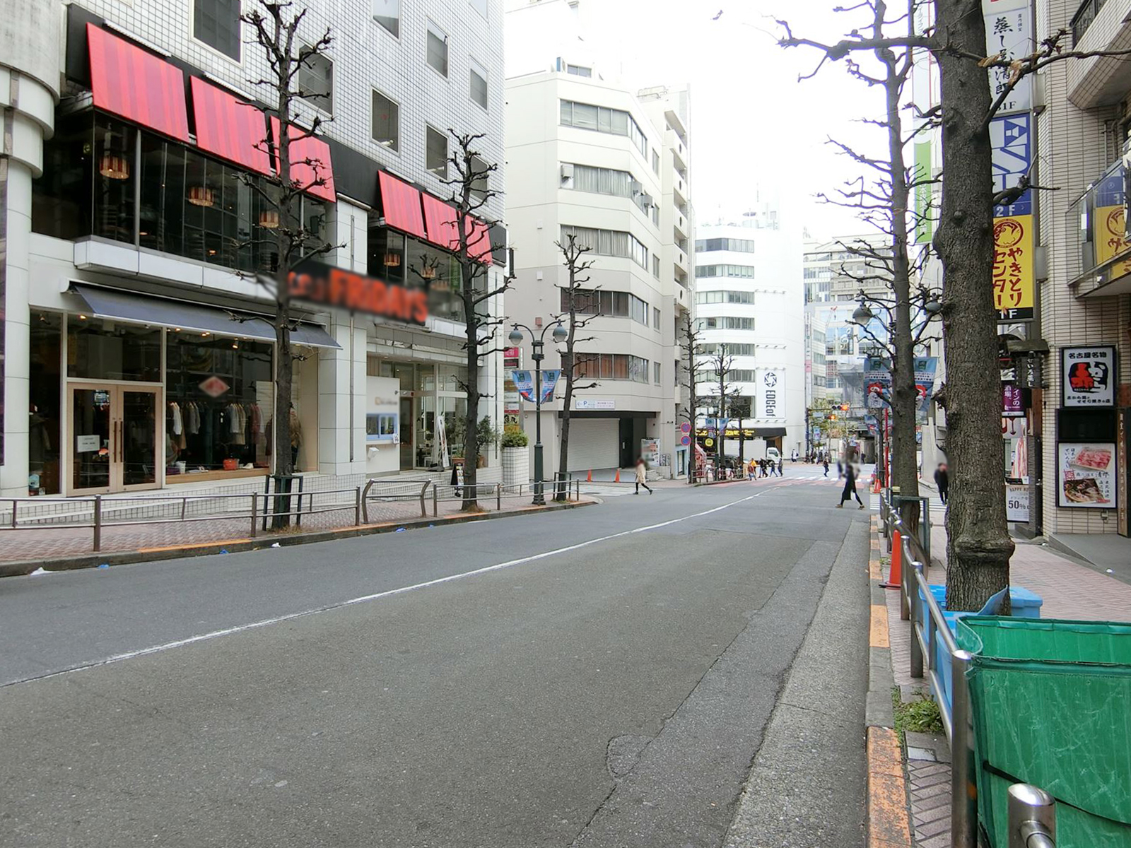 ハイマウンテン神南ビル前面の通り