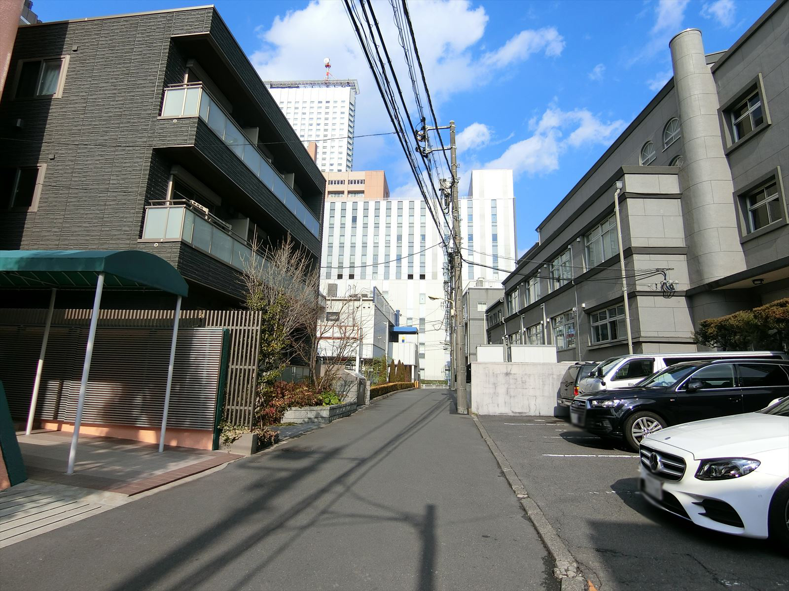 山陽ビル前面の通り