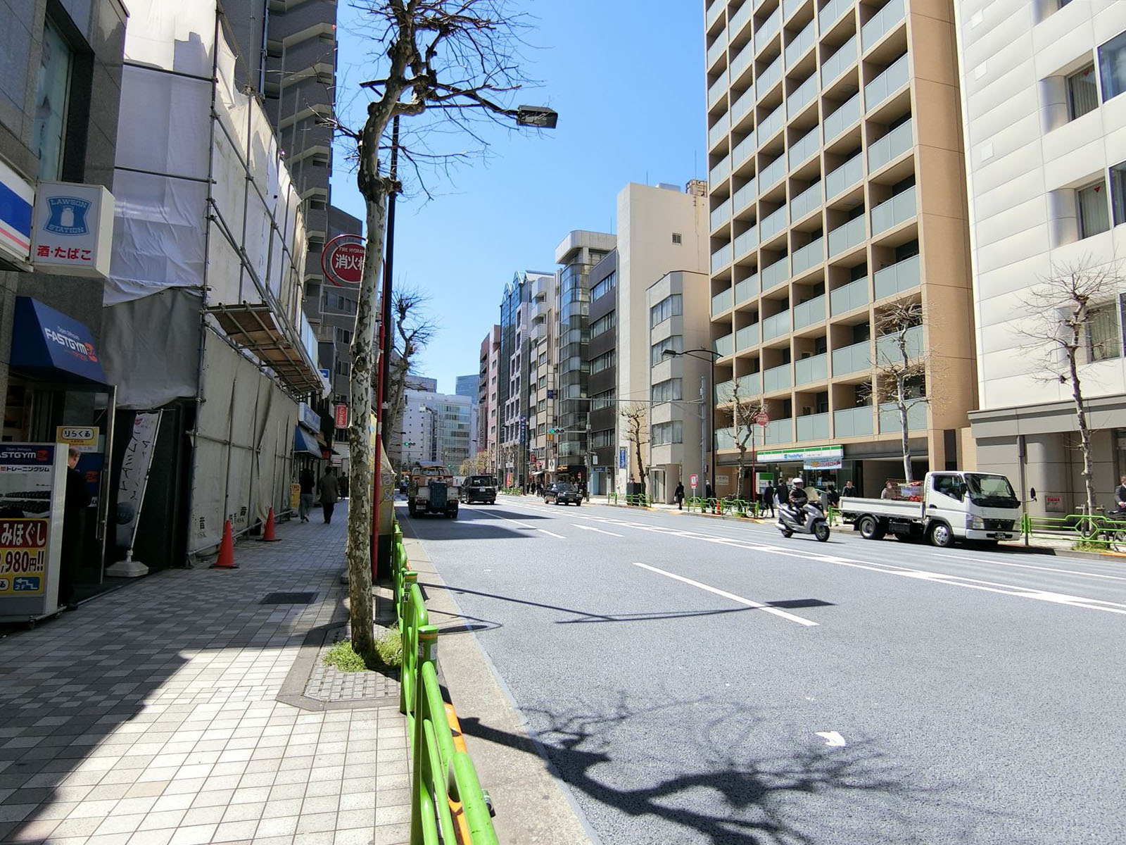 オフィスの多いエリア