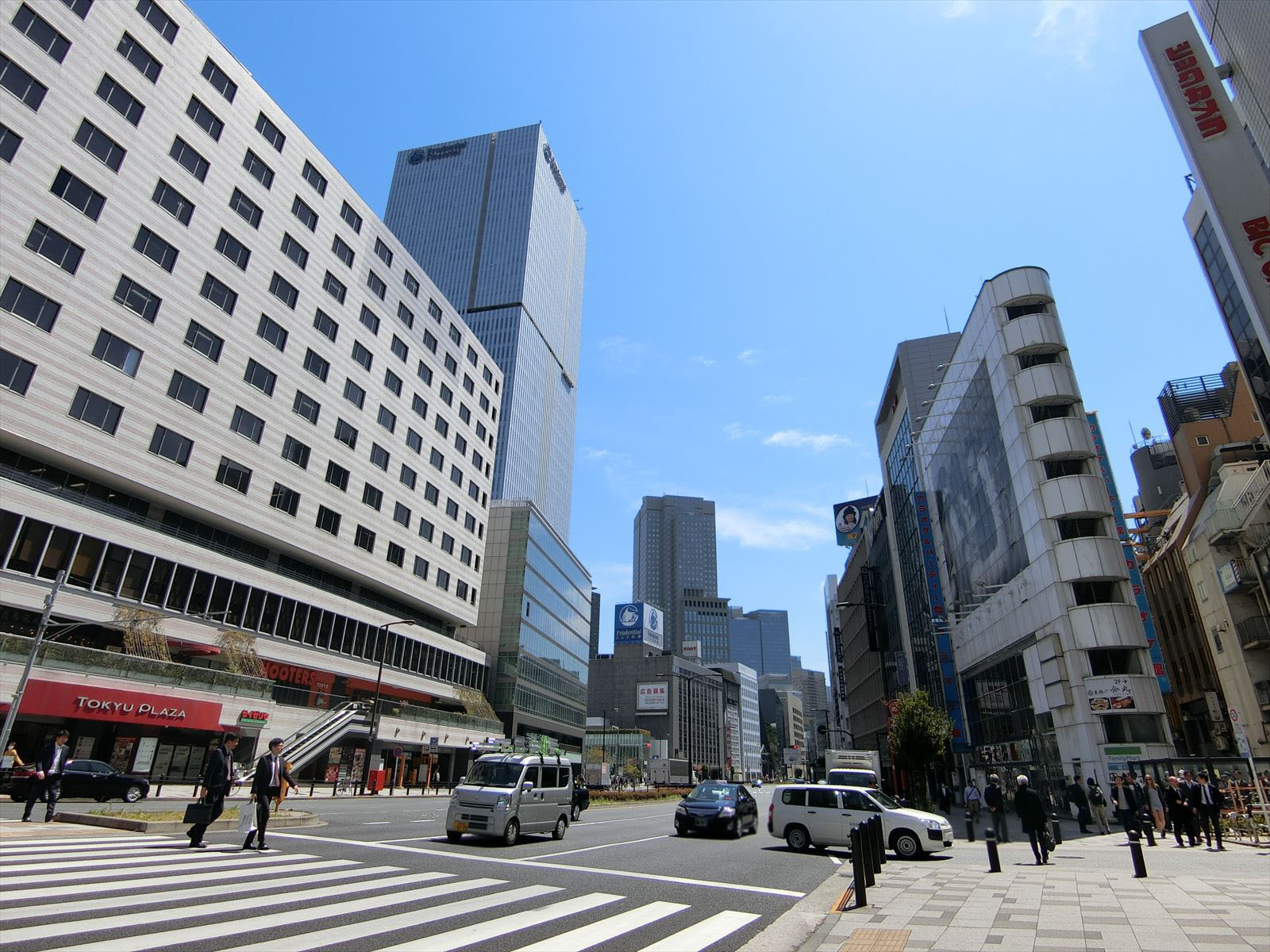 オフィスや店舗の多いエリア