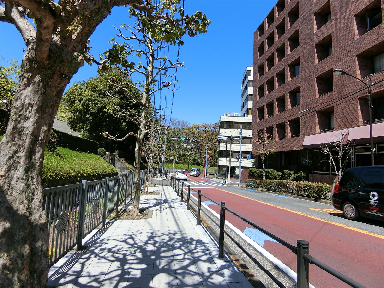 元赤坂大野ビル前面の通り