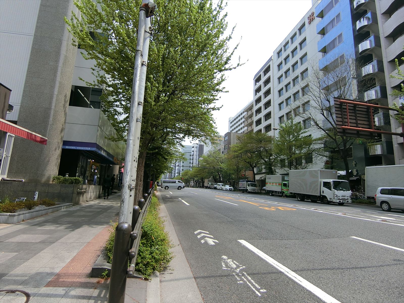 付近の靖国通り