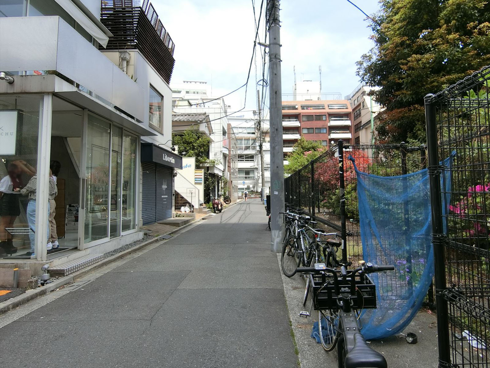 TW渋谷1ビル前面の通り