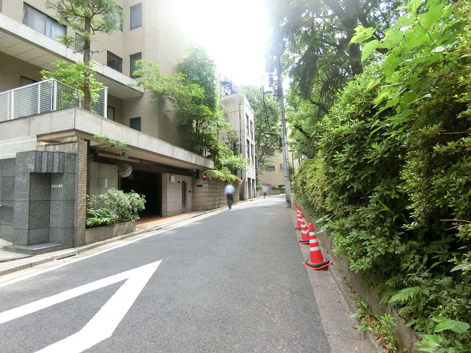 五番町Kビル前面の通り