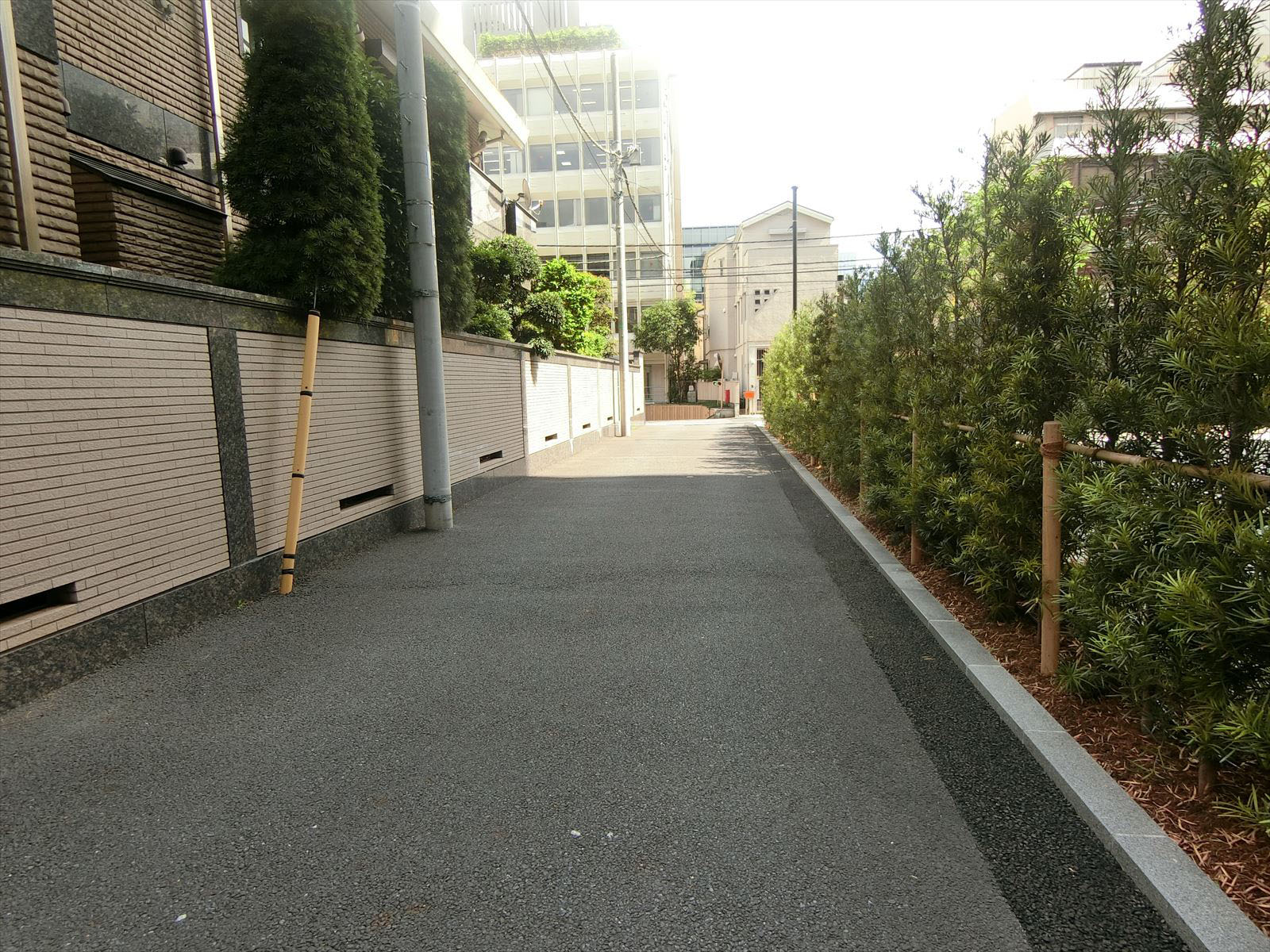 今里ハウス前面の通り