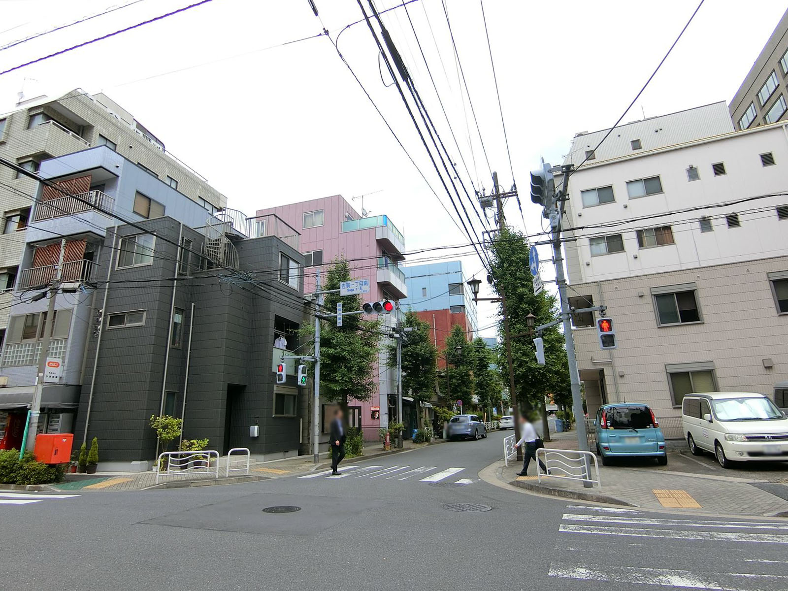 TDC門前仲町ビル前面の通り