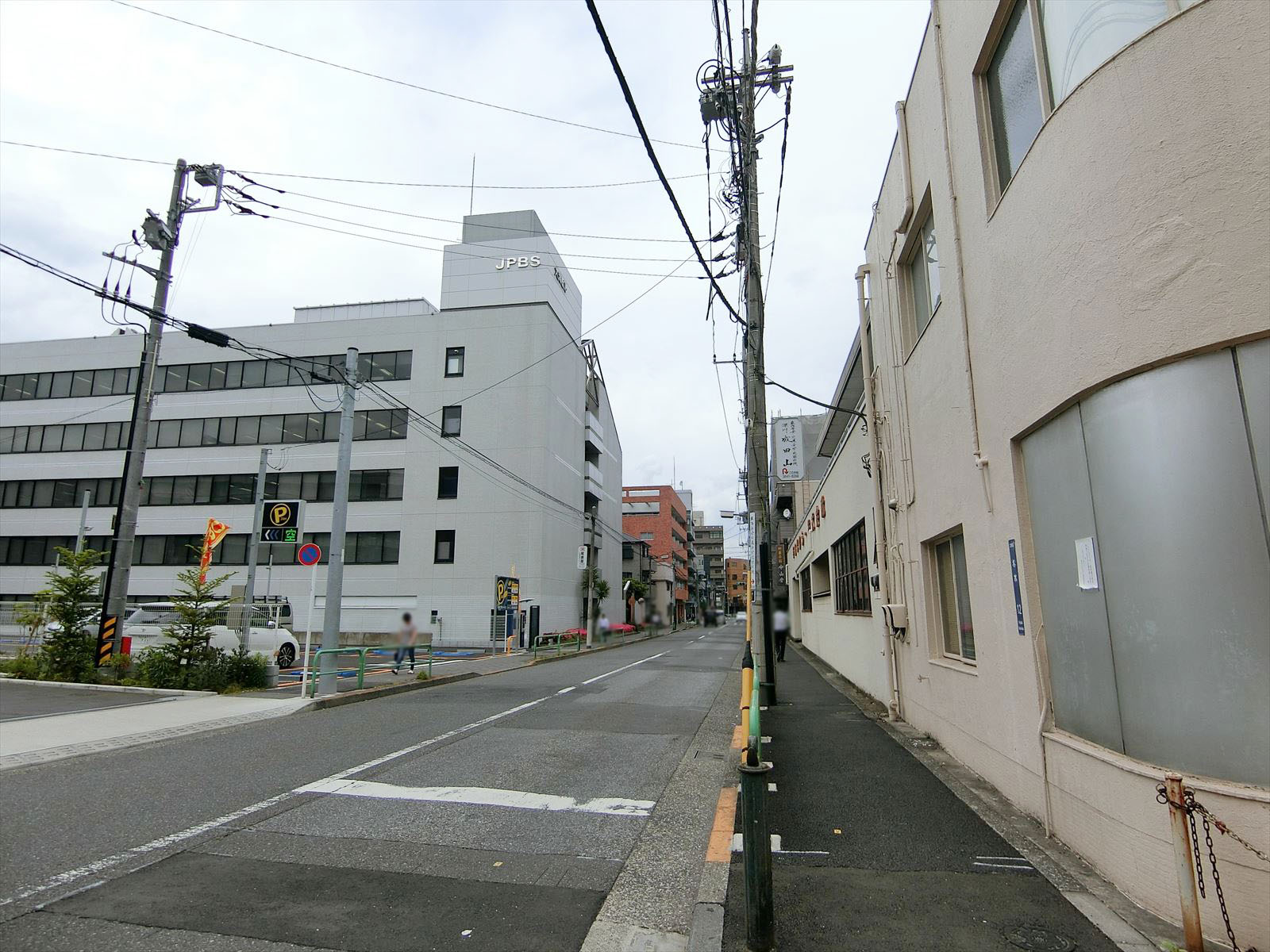大洋ビル前面の通り