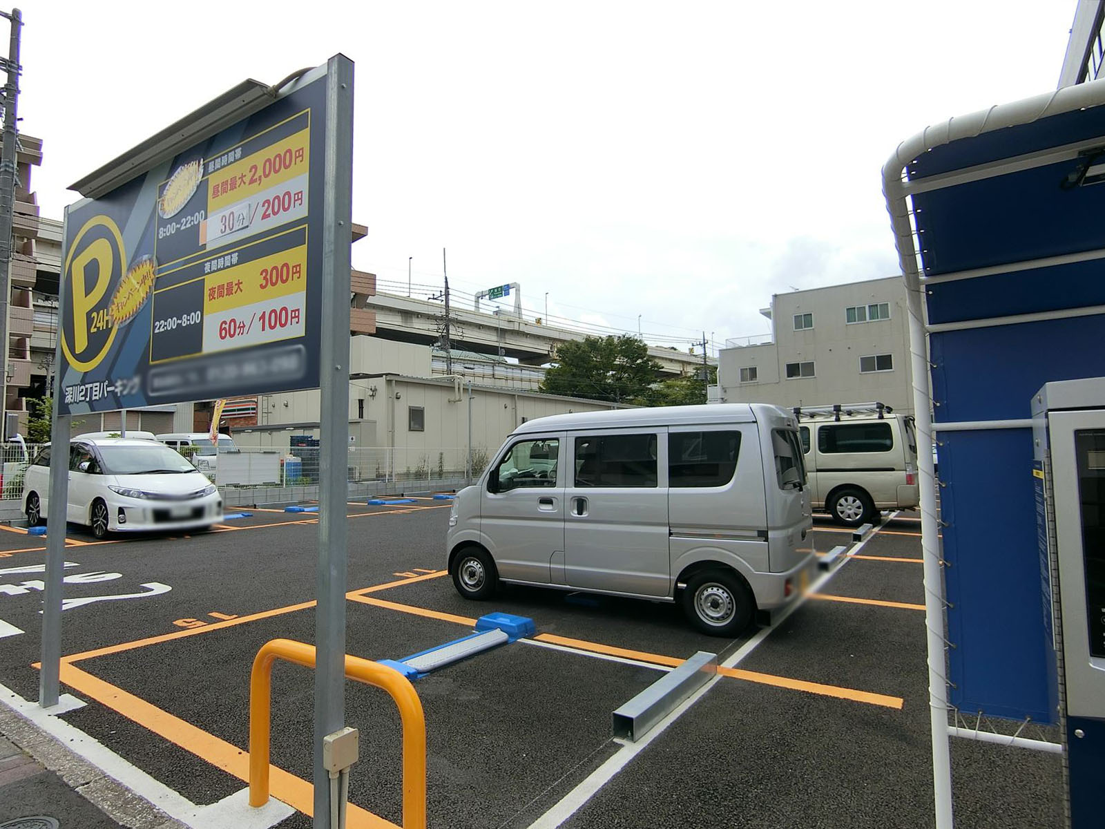 並びのコインパーキング