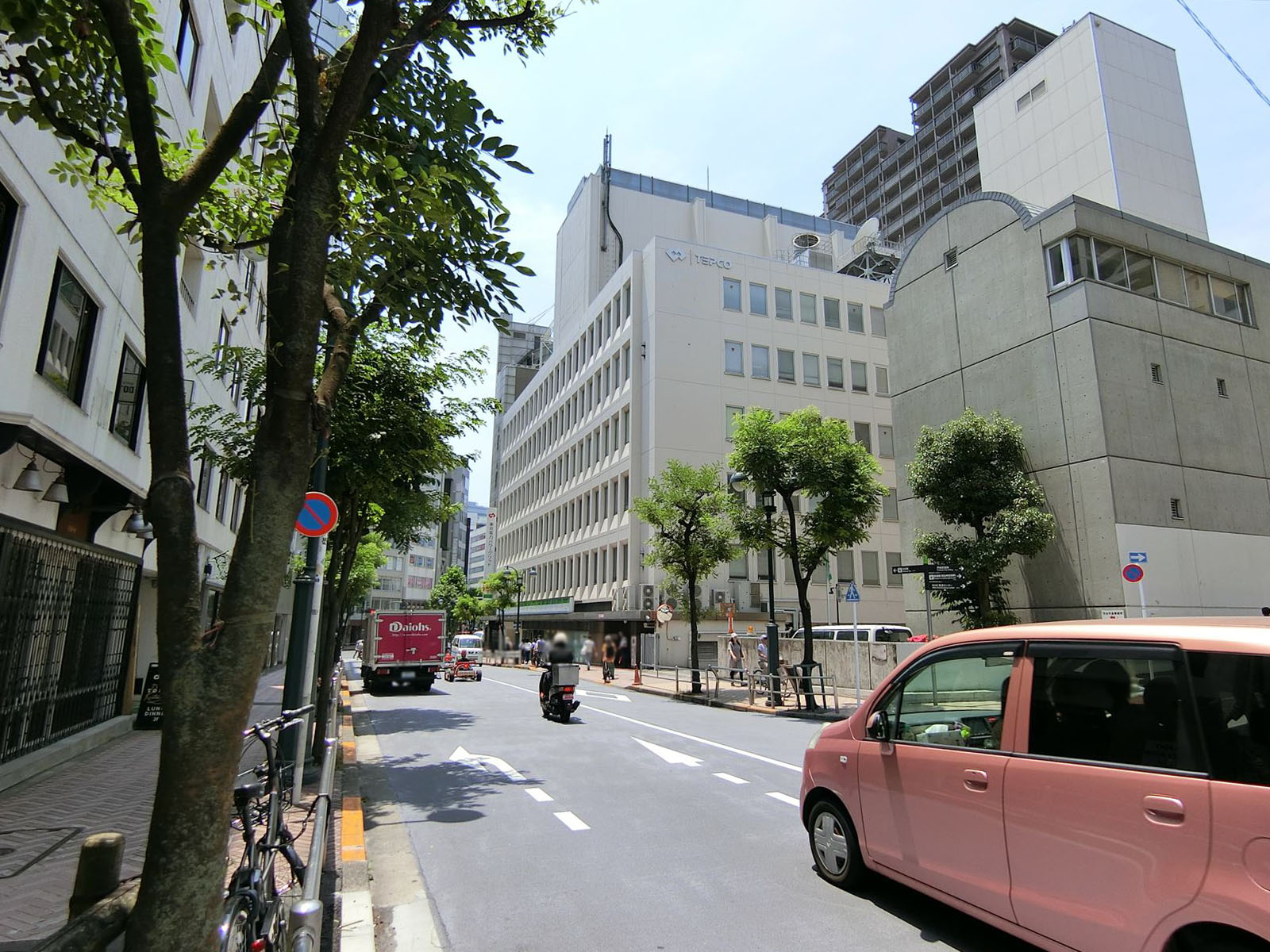 渋谷グリーンビル2前面の通り