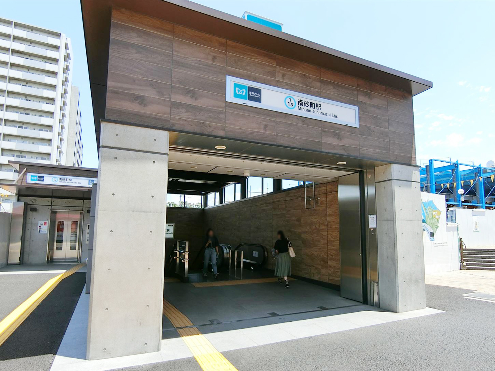 徒歩2分の「南砂町駅」