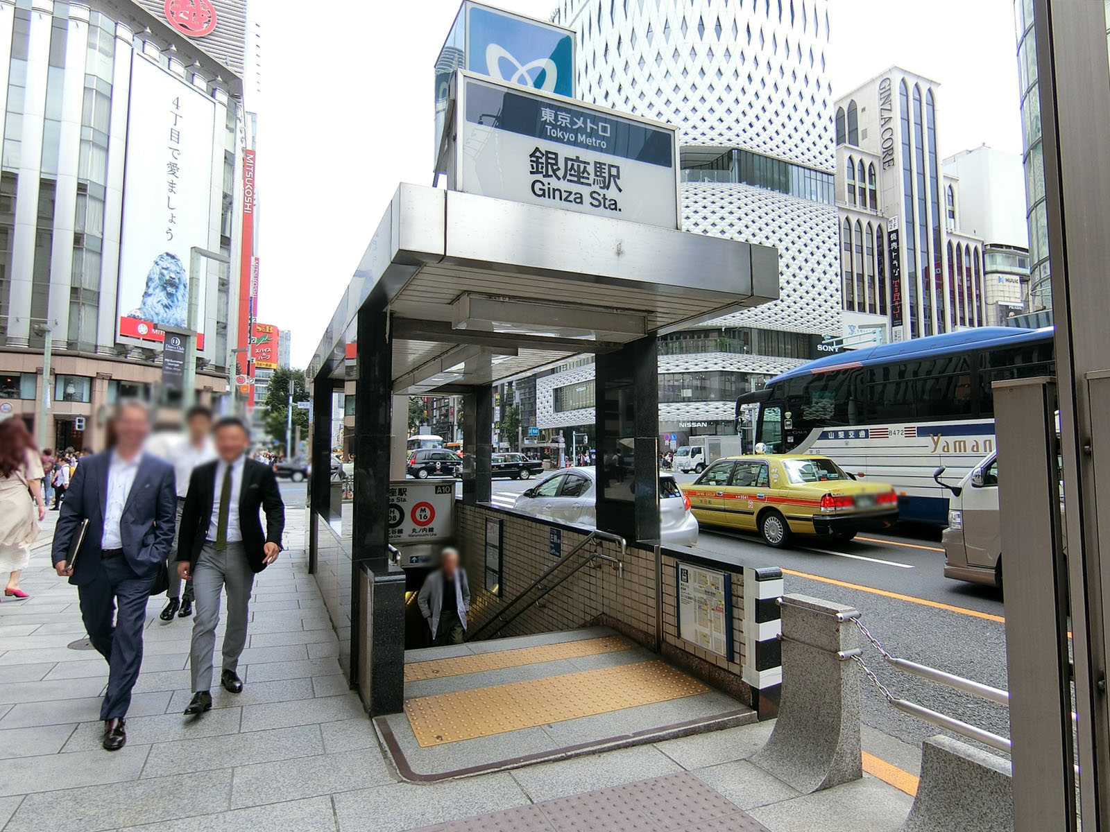 徒歩3分の「銀座駅」