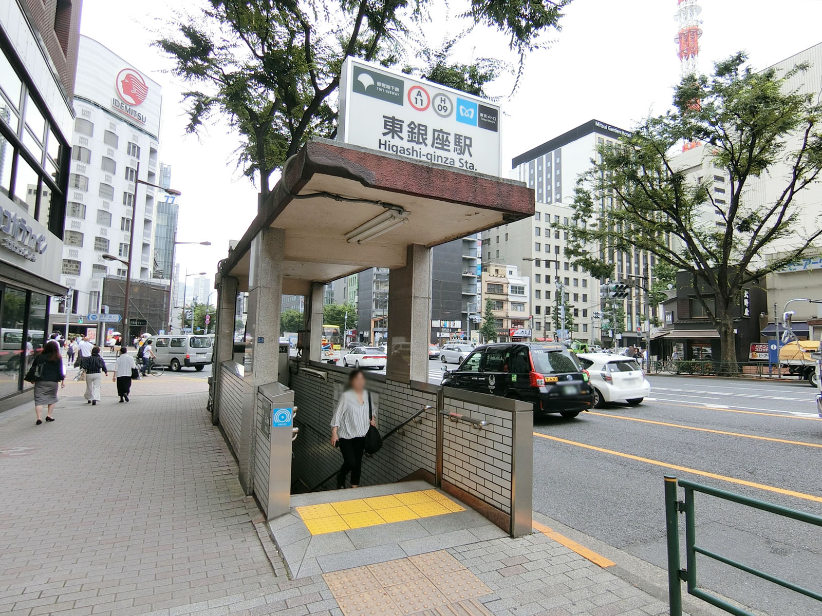 最寄りの「東銀座駅」