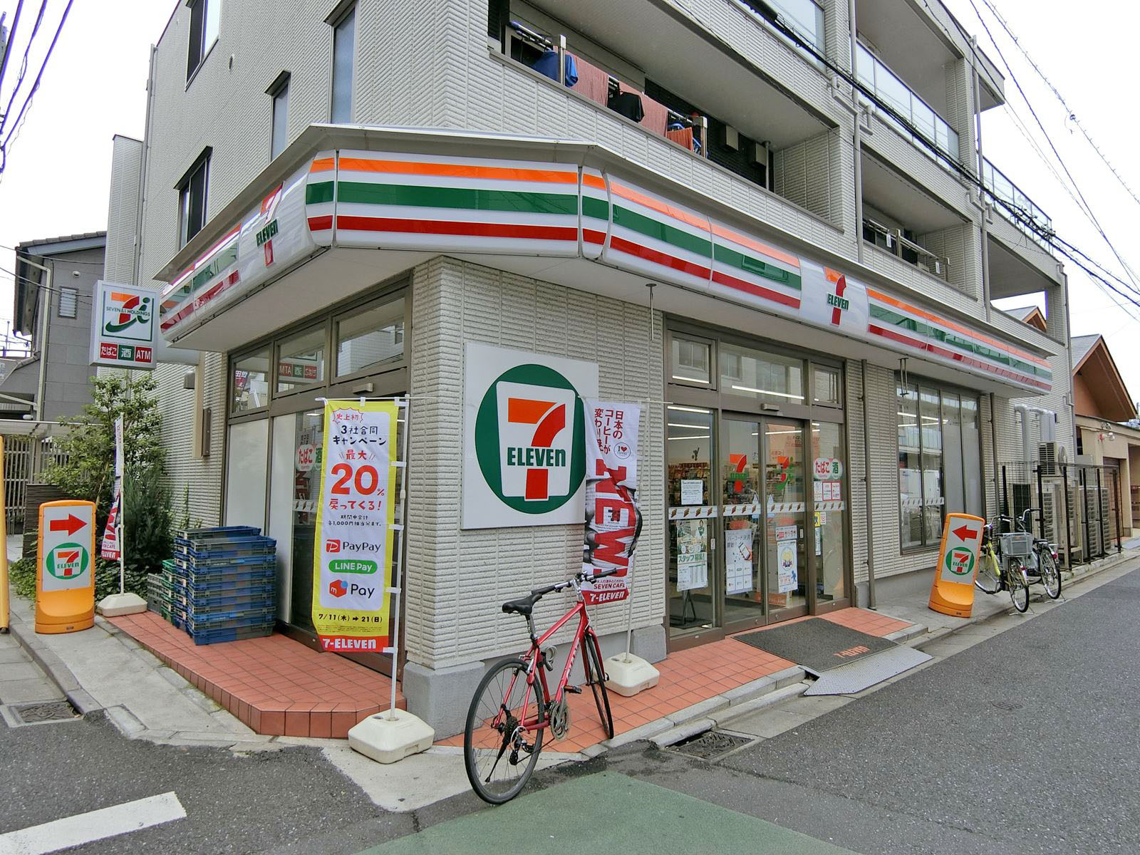 徒歩1分のセブンイレブン下高井戸駅北口店
