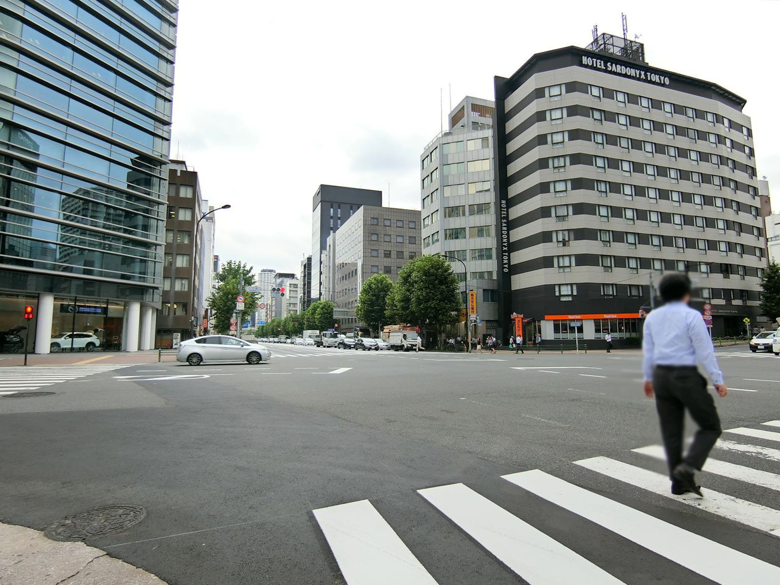 新大橋通りの近く