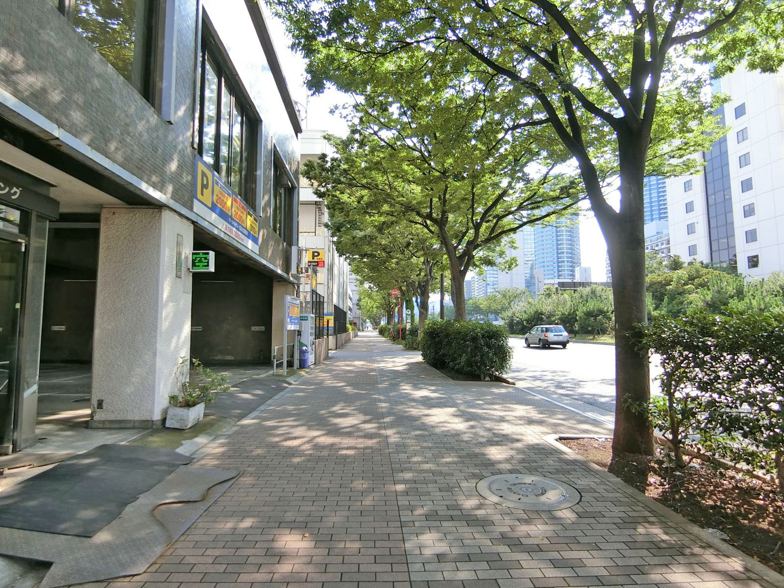 晴海4丁目ビル前面の通り