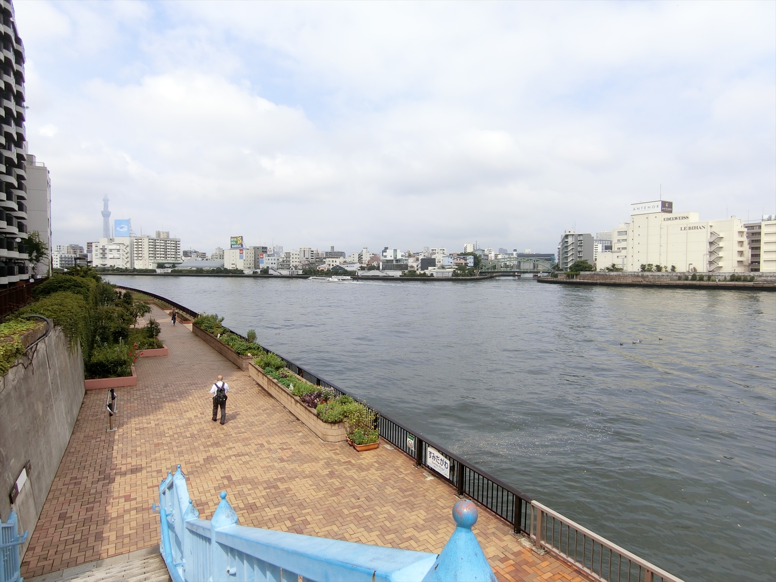 付近を流れる隅田川