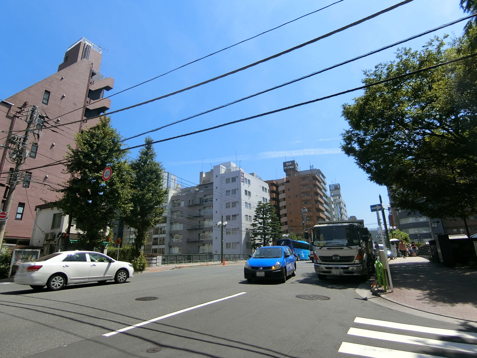 至近の清洲橋通り