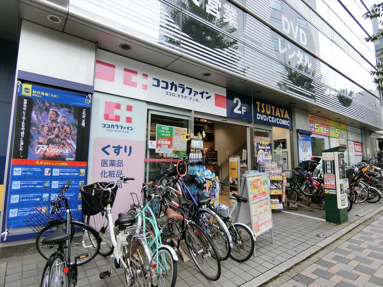 徒歩2分のココカラファイン 中目黒店
