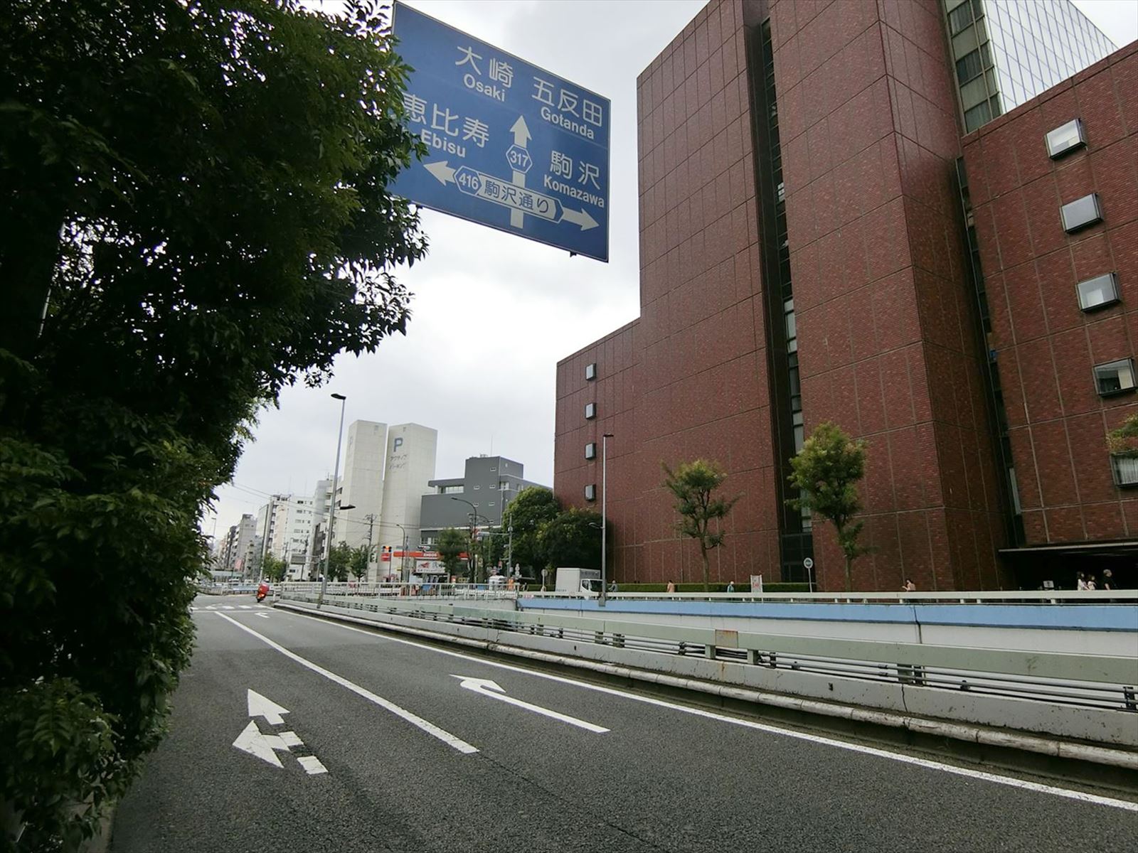 至近の山手通り