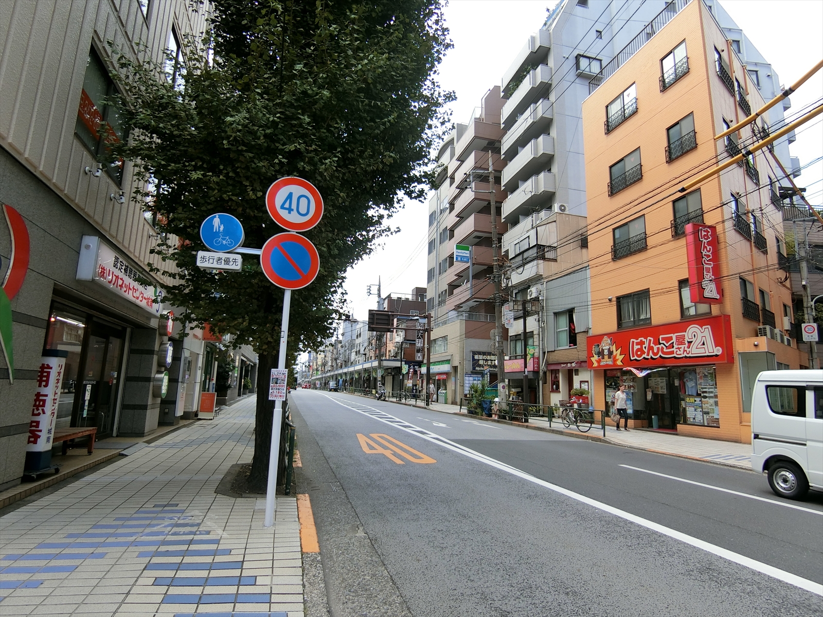 ACN品川大井町ビル前面の通り