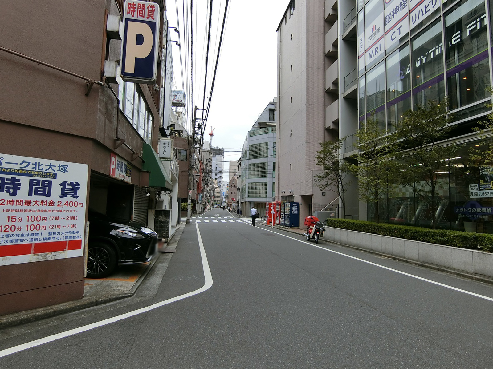 平田ハイム前面の通り