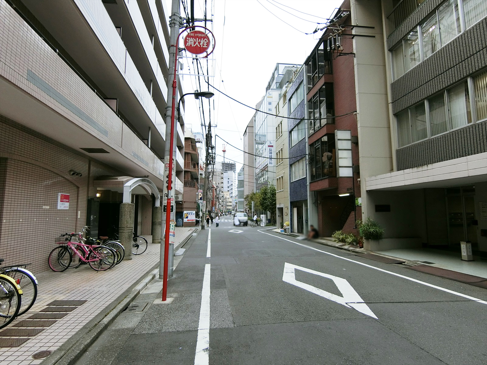 互栄大塚ビル前面の通り