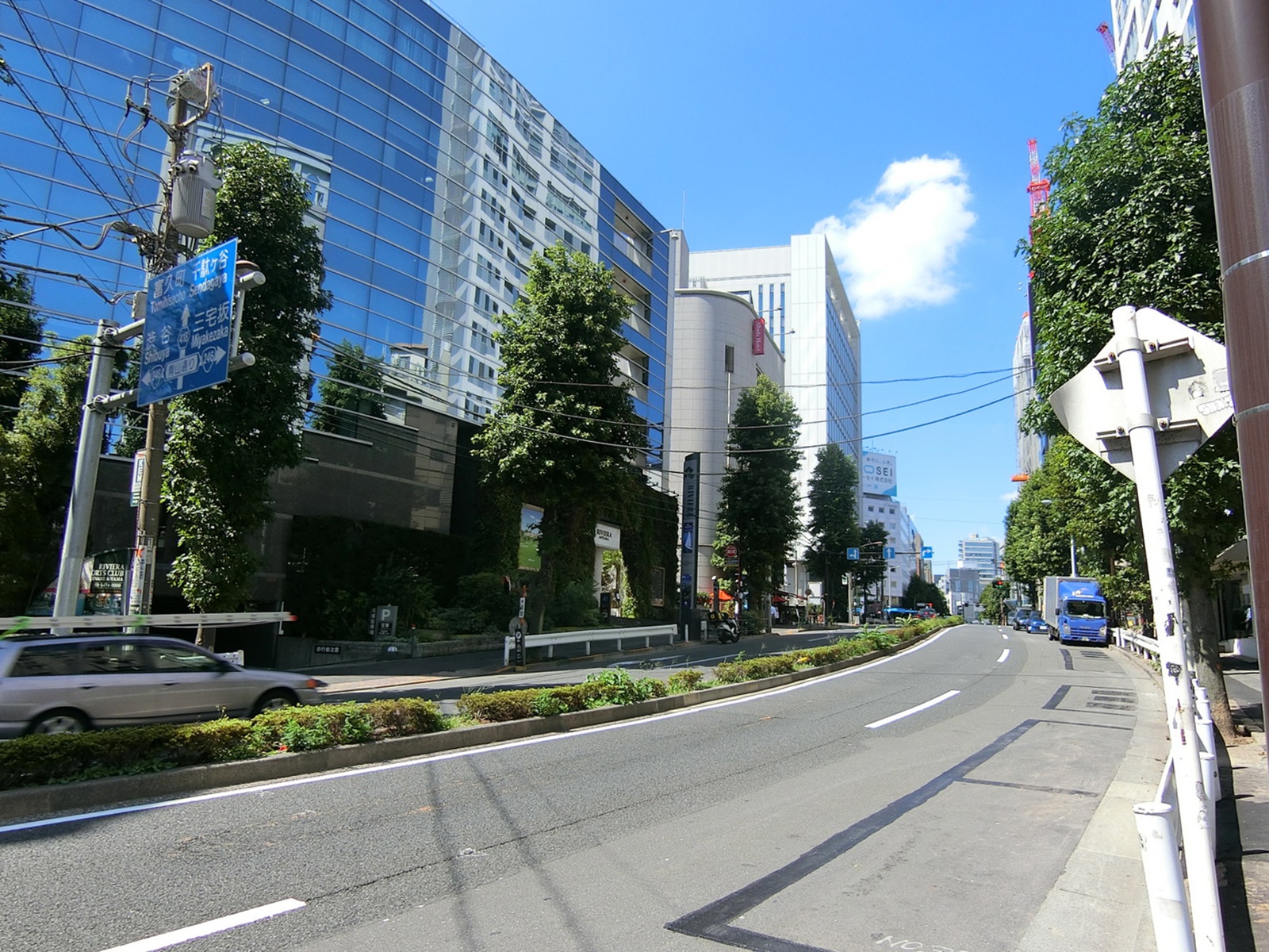 ドーリック南青山前面の通り