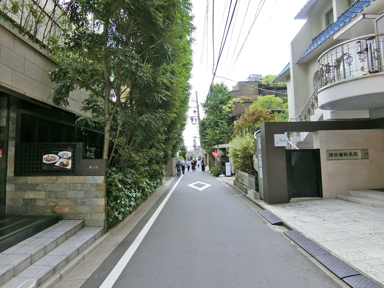 ARISTO南青山前面の通り