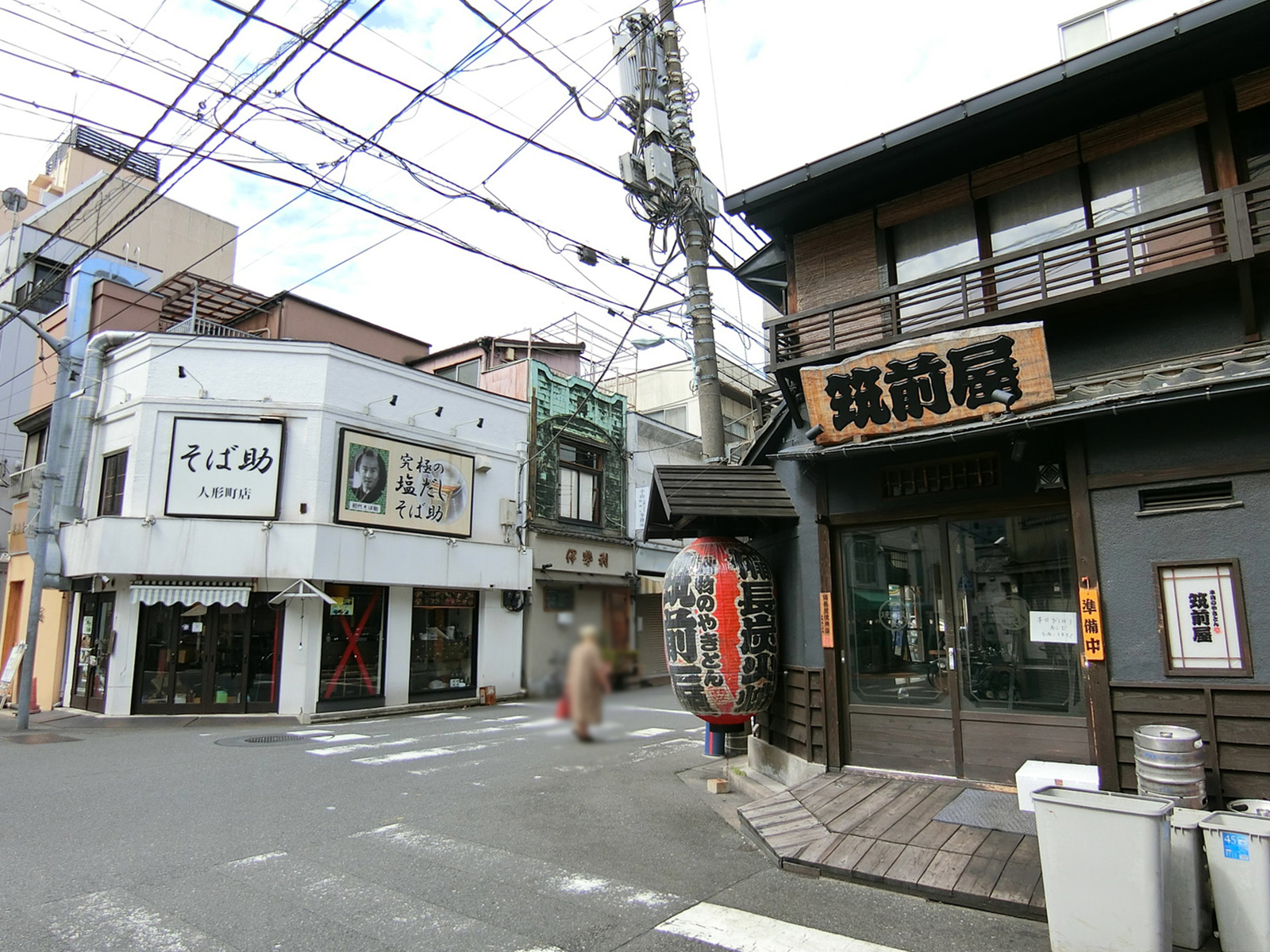 周辺は飲食店の豊富なエリア