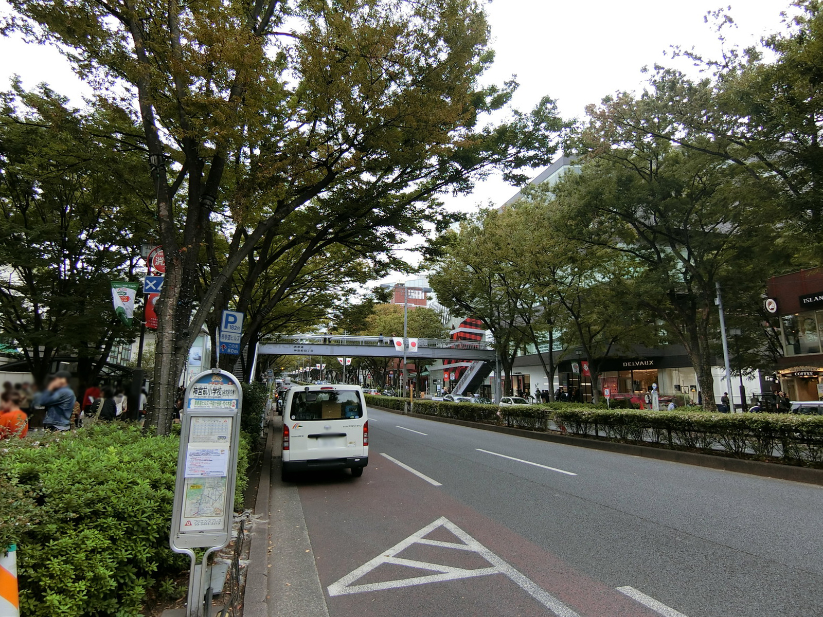 至近の表参道通り