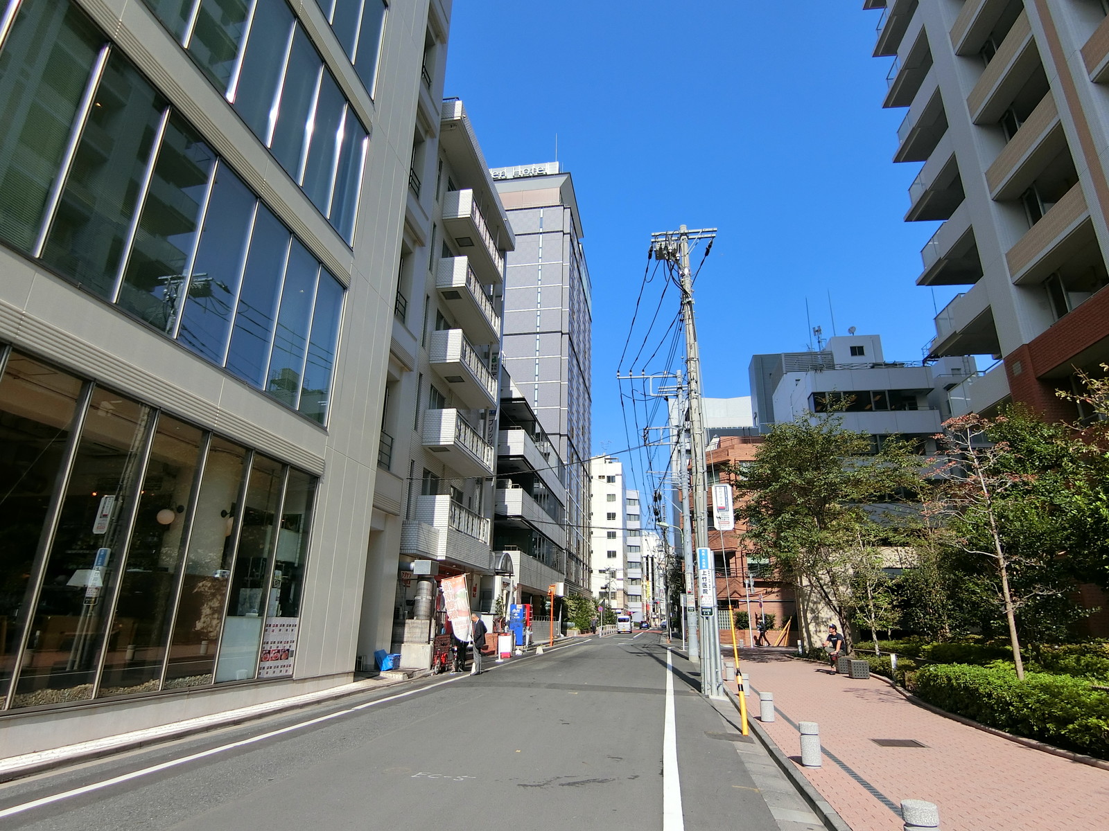 フレッジオ五反田前面の通り