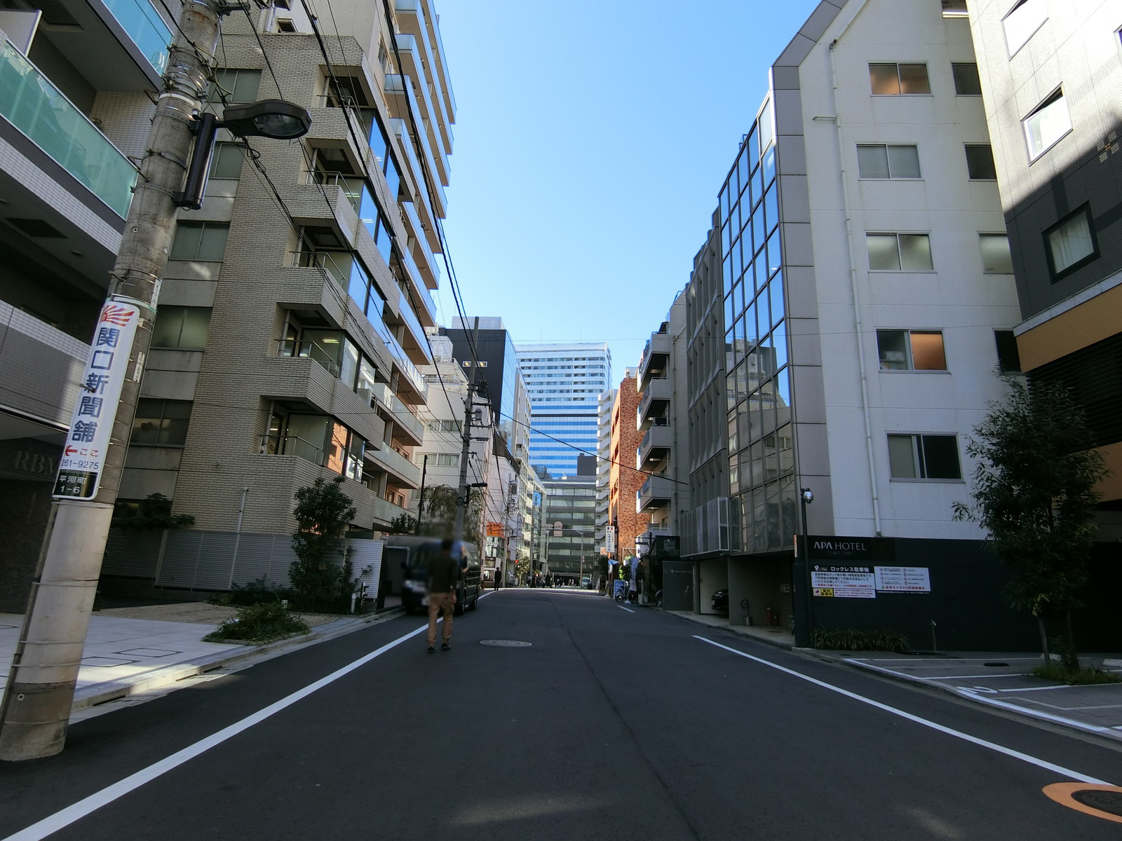 アルタ平河町ビル前面の通り