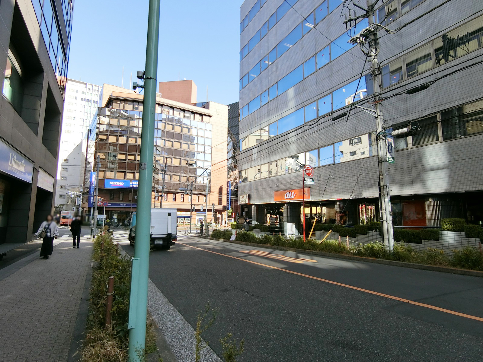 KDX恵比寿ビル前面の通り