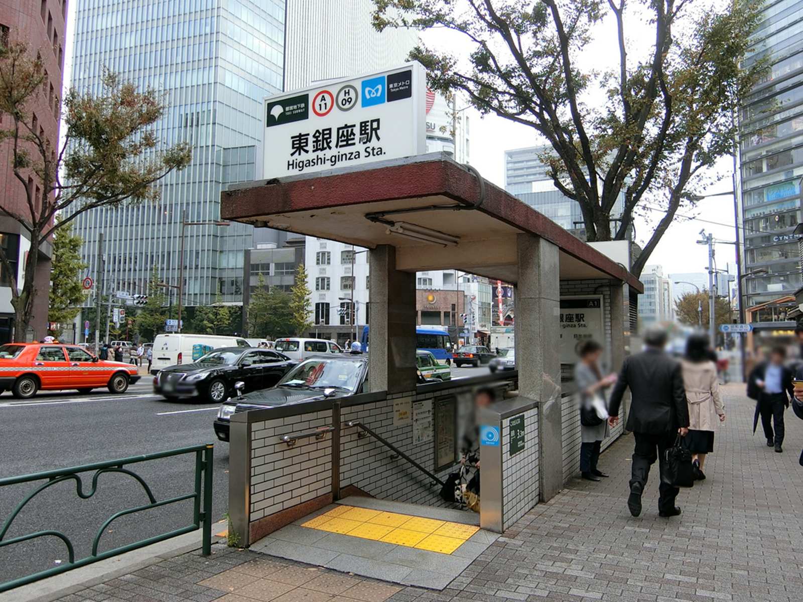 最寄りの「東銀座駅」