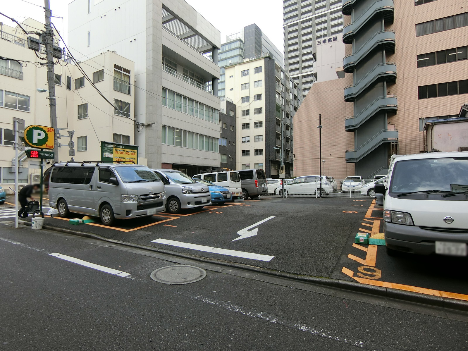 至近のコインパーキング