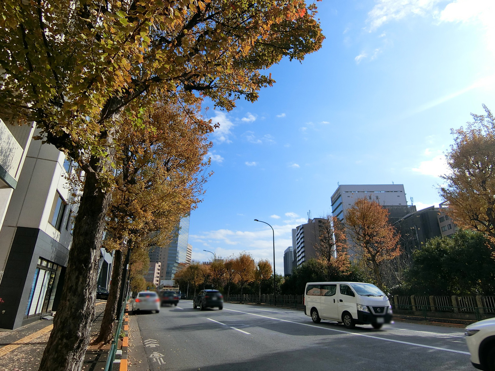 付近の外堀通り
