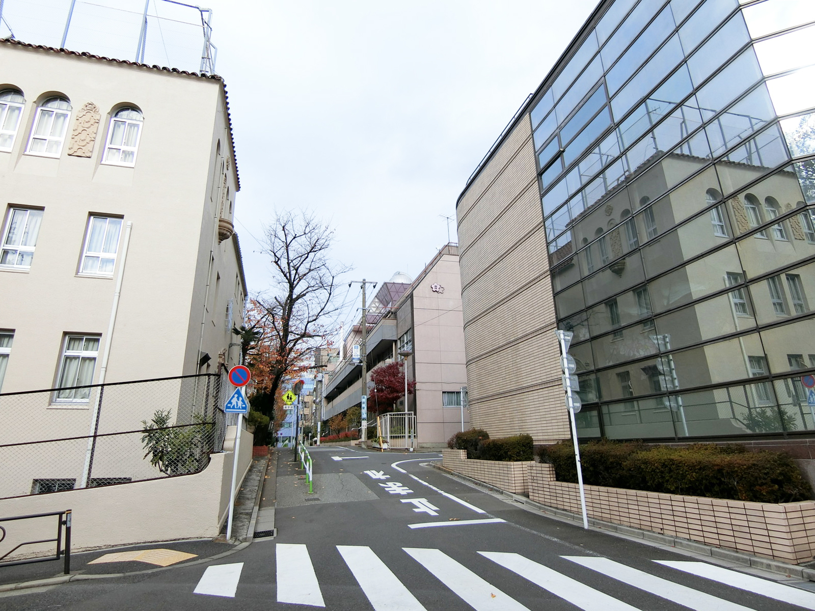 周辺は落ち着いた雰囲気のエリア