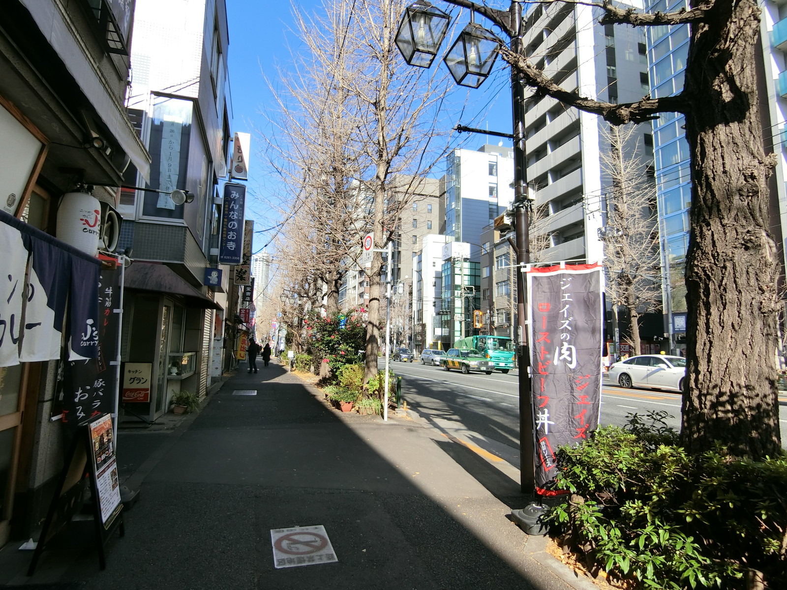 付近の白山通り