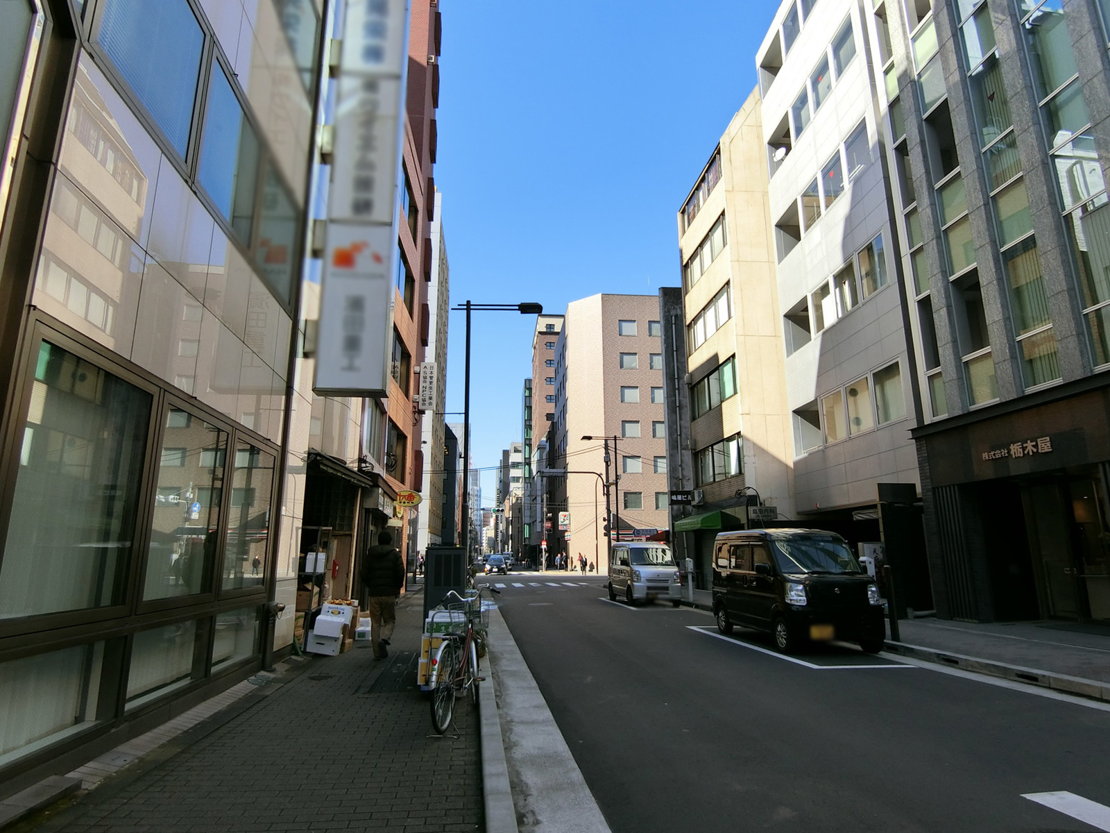 内神田すいすいビル前面の通り