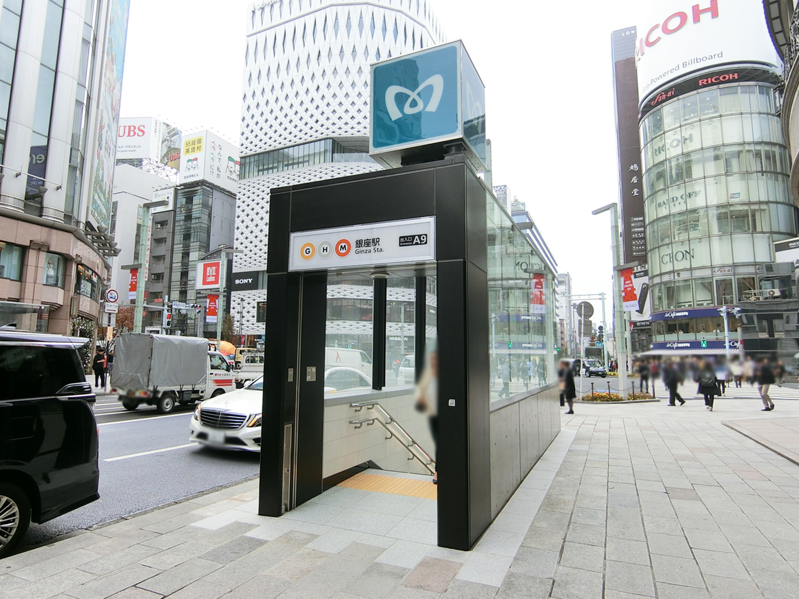徒歩圏内の「銀座駅」