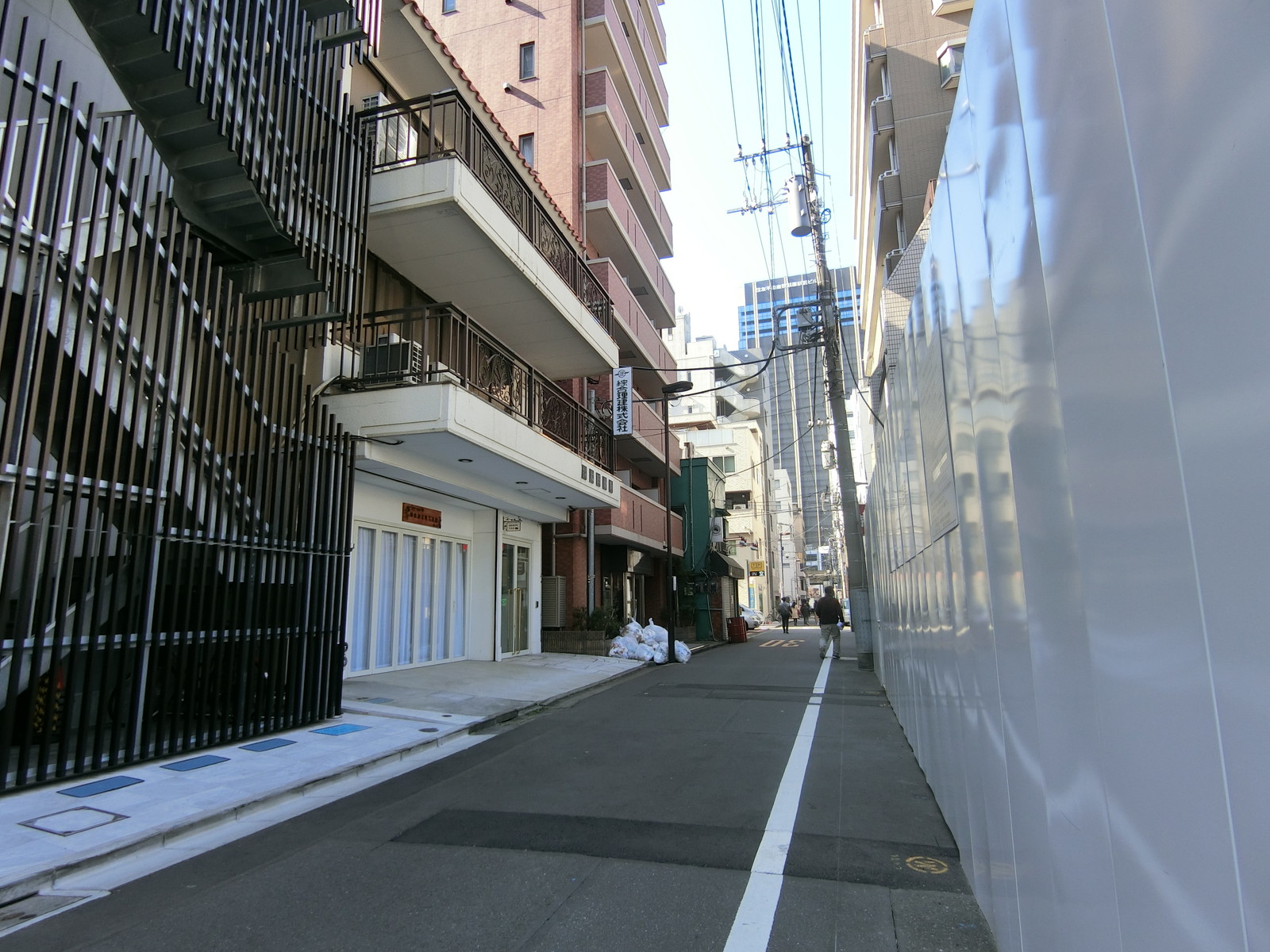 太田商販ビル前面の通り