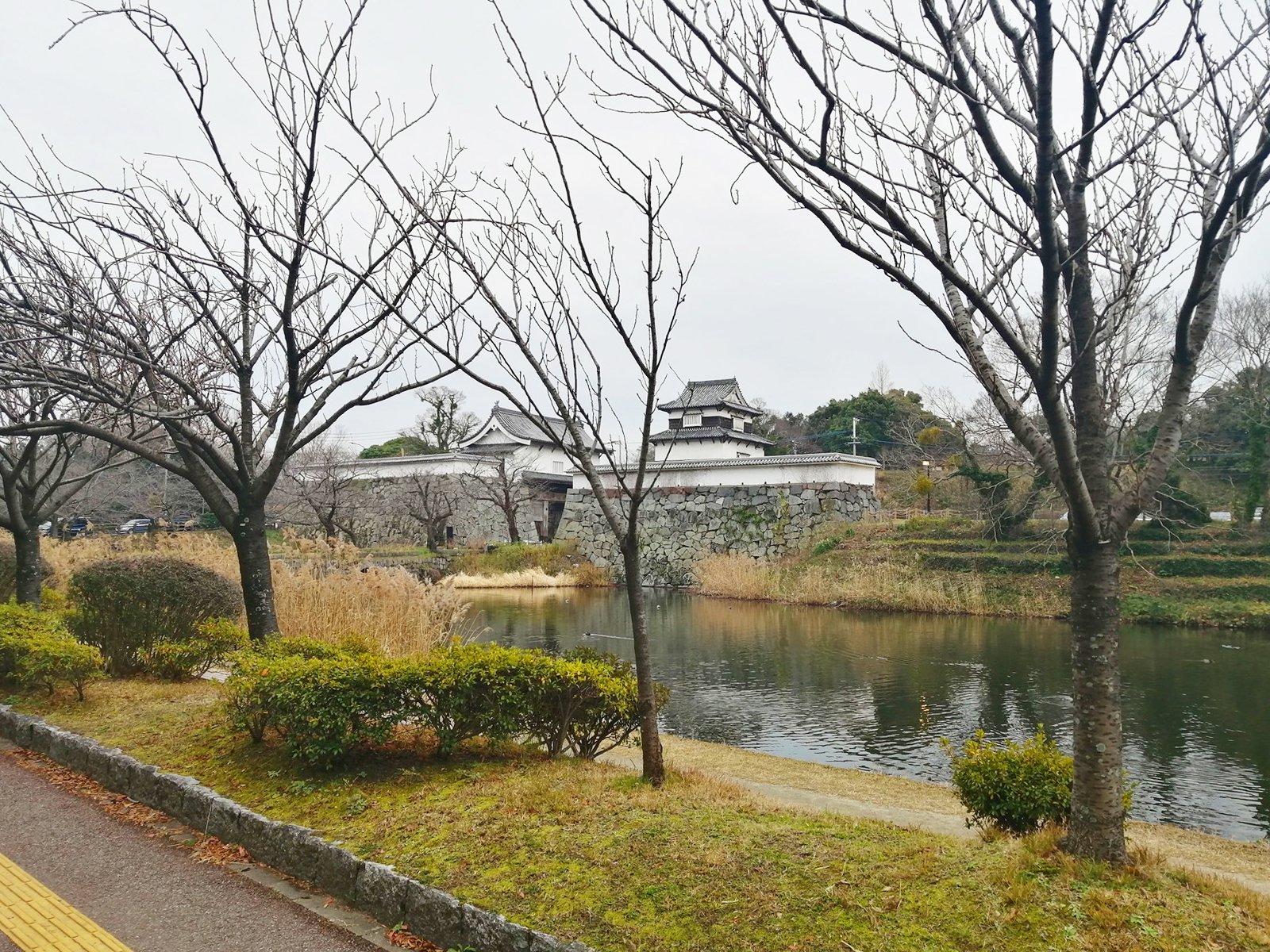 付近の福岡城跡