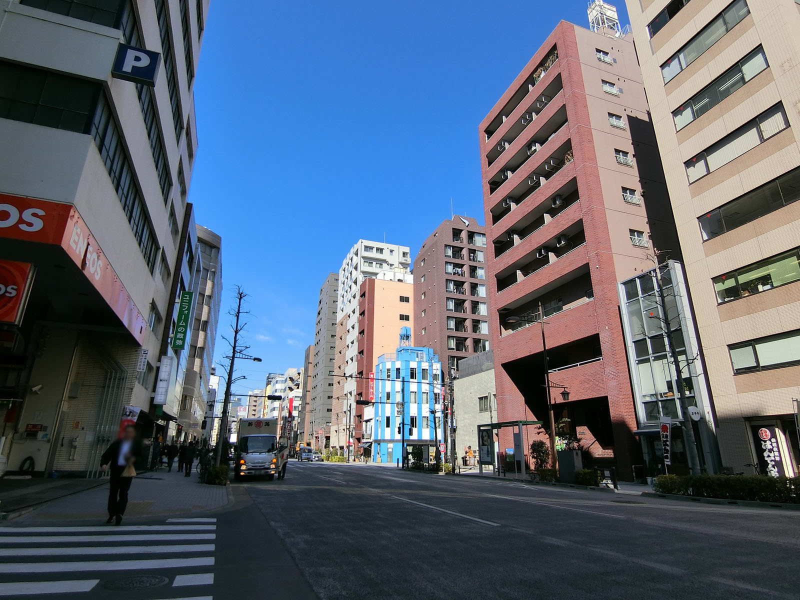 付近の清洲橋通り