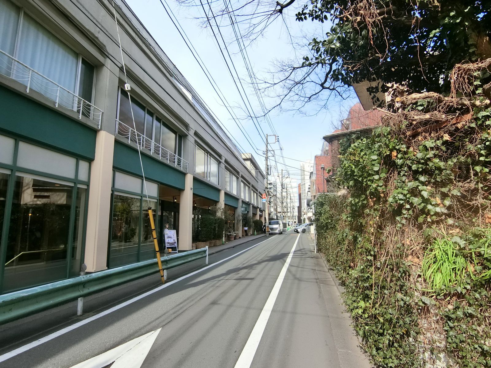 周辺は閑静な通り