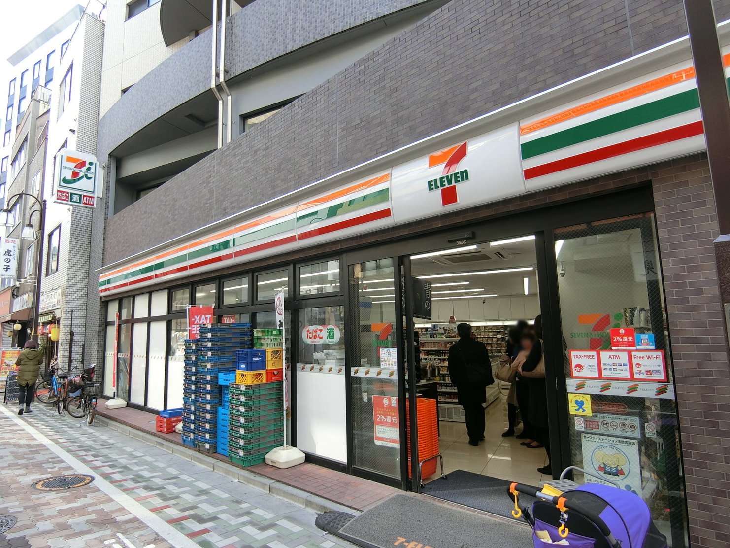 近くのセブンイレブン東上野2丁目車坂通り店